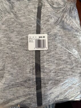 Kohl's Women's Heather Gray Full-Zip Hoodie with Dark Zip